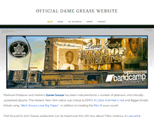 Tablet Screenshot of damegrease.com